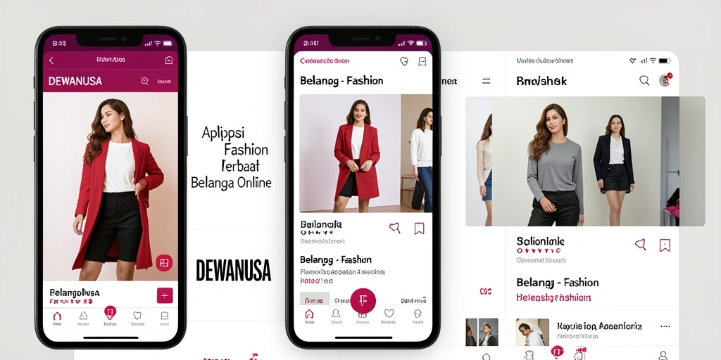 Tampilan antarmuka aplikasi DEWANUSA yang stylish dan menarik.