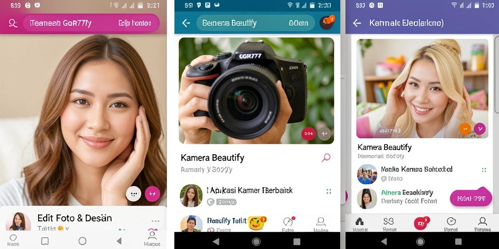 Antarmuka modern dan fitur canggih dari GGR777 untuk edit foto.
