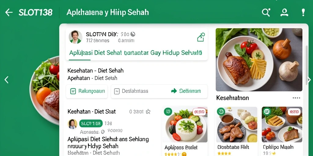 Antarmuka aplikasi SLOT138 yang sederhana dan informatif.