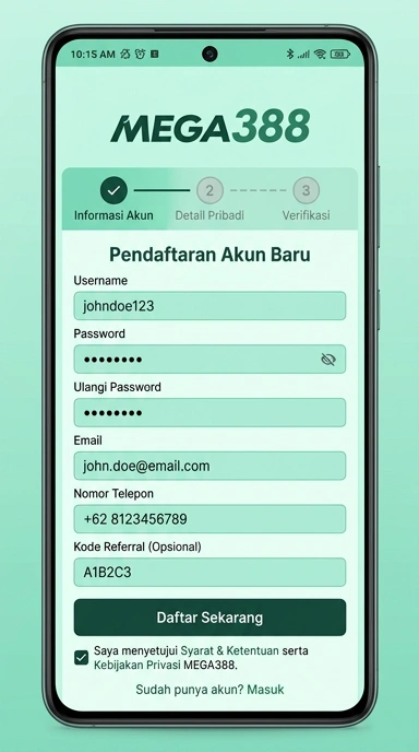 Daftar Akun Mega388: Panduan Lengkap