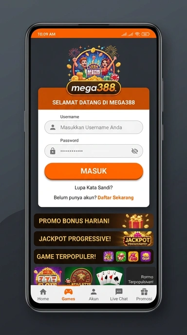 Masuk ke akun mega388 dengan mudah dan cepat